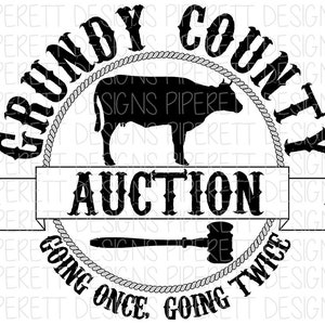 Grundy County Auction Livestock Show Mom Dad 4H Music Quote Shirt Clipart PNG Digital Download Sublimation Design