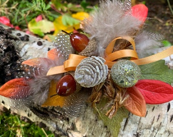 Autumn Corsage, Wedding, Anniversary, Prom