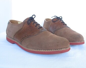 mens wide saddle shoes