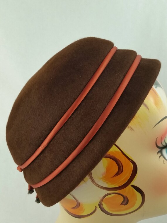 Genuine Velour Vintage Hat Vintage 1960 main image 4