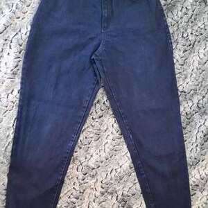 Vintage Mom High Waist Jeans HUNT CLUB size 10 Dark Wash Straight Leg Vintage 1990&#39;s Retro High Rise Peg Leg  in excellent vintage condition