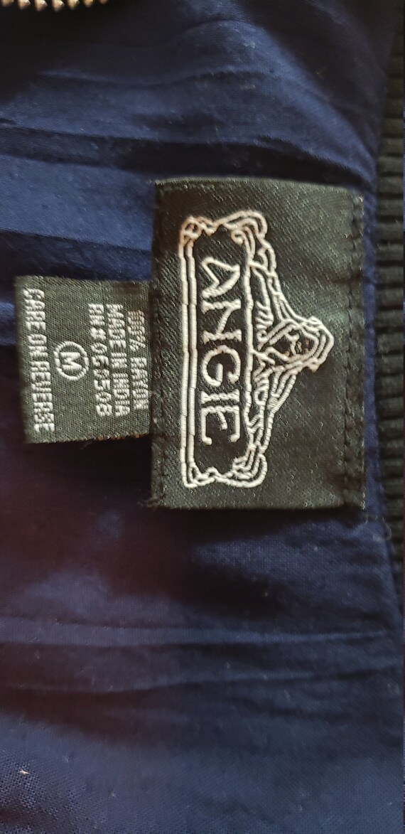 Vintage Angie Women size M Jacket Zipper Front Na… - image 7