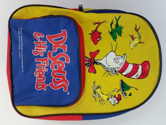 Dr seuss books and backpack online