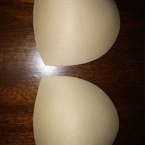 Bra Pads Cups For Bikini Top Sizes S / M / L If you want to upgrade one of our bikini tops you can purchase these pads. NOT RETURNABLE image 5