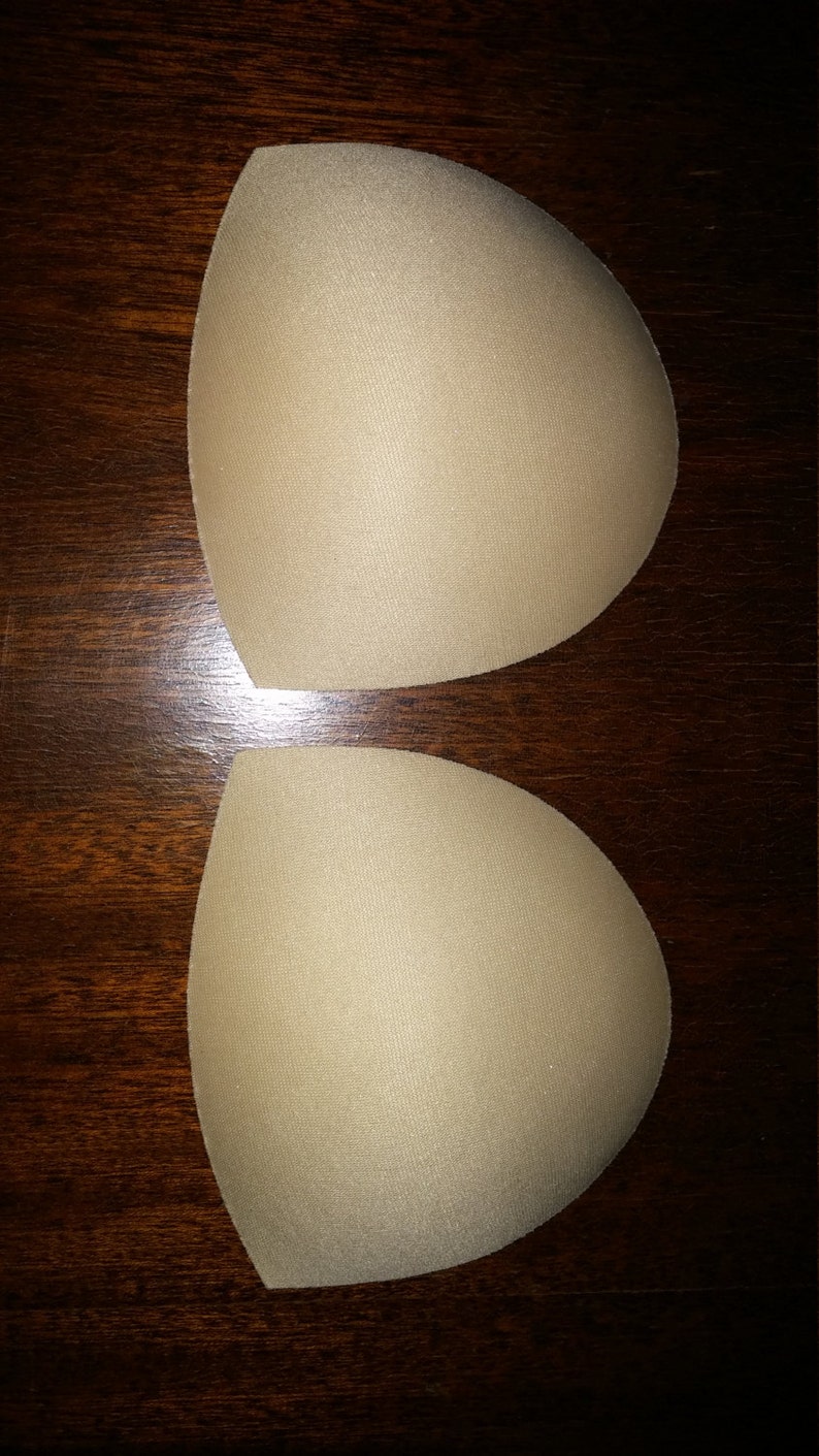 Bra Pads Cups For Bikini Top Sizes S / M / L If you want to upgrade one of our bikini tops you can purchase these pads. NOT RETURNABLE image 5