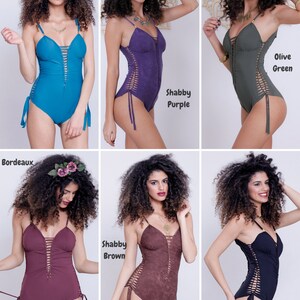 Sexy Black One Piece Swimsuit for Women, Cut Out Swimsuit, Black