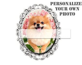 Pomeranian Gift Personalized Pomeranian Dog Brooch Necklace Locket Bracelet Locket Ring Earrings Birthday Mother's Day Anniversary Dog Gifts