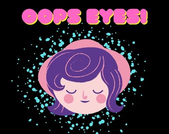 Oops Eyeshadow - Random Eyeshadow Matte Shimmer Satin - Gothic Lolita Pastel Goth Creepy Cute Glitter Vegan