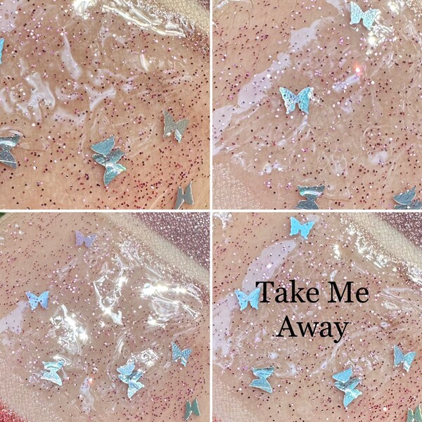 Butterfly Glitter for Lip Gloss Etsy