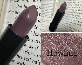 Howling - Satin Mauve Taupe - Gothic Goth Lipstick Opaque Color Lips Bold