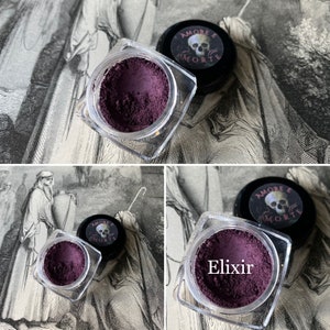 Elixir - Rich Wine Burgundy Eyeshadow - Amore E Morte Collection - Vegan Makeup Goth Gothic Lolita Country Goth Witch Wiccan