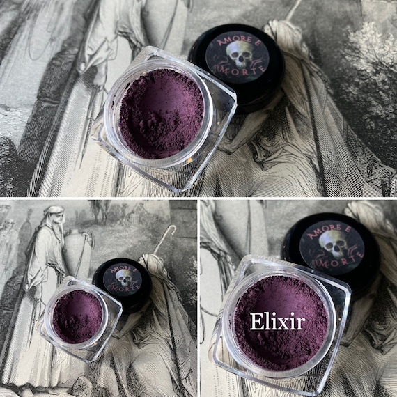 Elixir Rich Wine Burgundy Eyeshadow Amore E Morte Collection Vegan