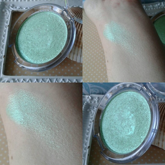green highlighter makeup