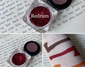 Redrum  - Bold Dark Blood Red Matte Eyeshadow - Eyes Bold Looks Gothic Horror