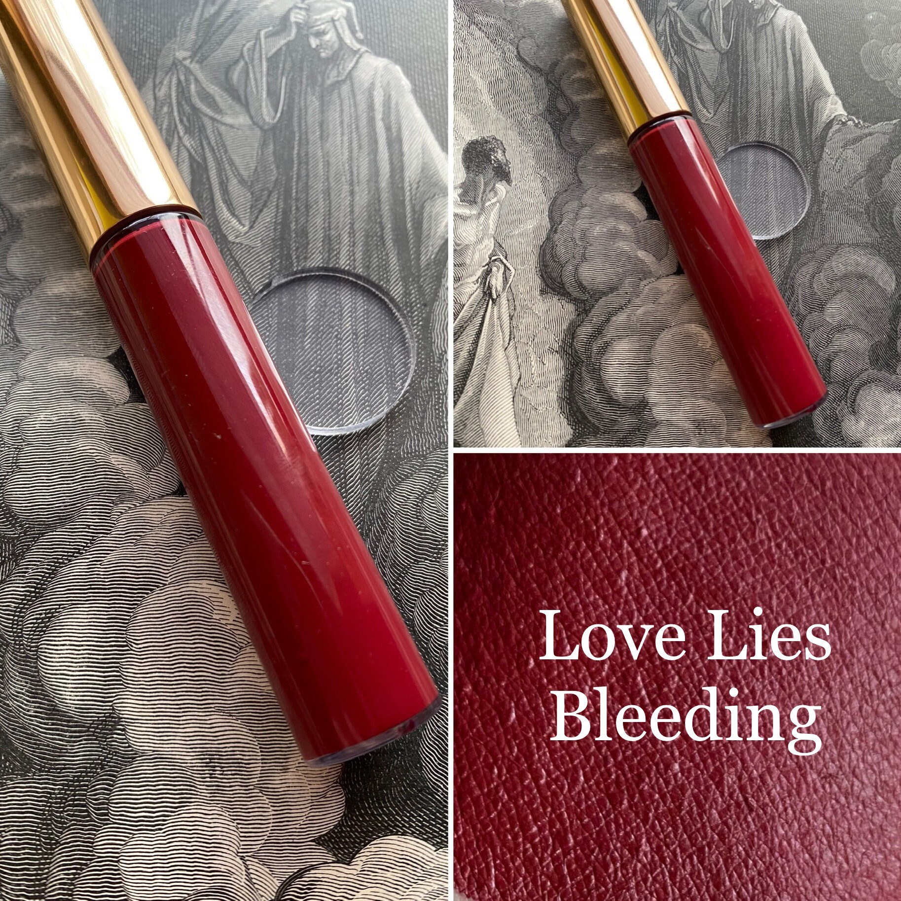 Love Lies Deep Red Cream Liquid Matte Lipstick - Etsy