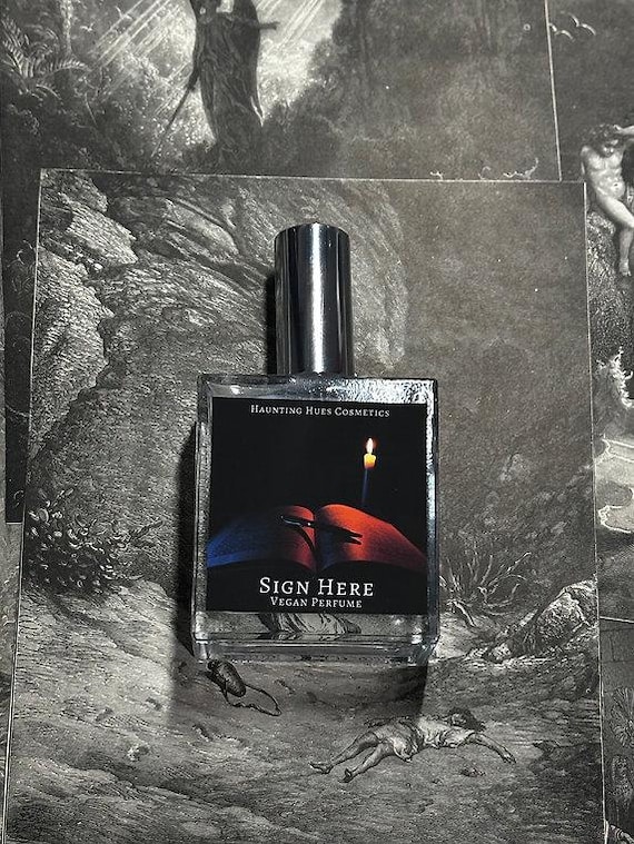 Sign Here Men's Cologne Vegan Perfume Collection Witch Gothic Goth  All Natural Handmade - Main Image