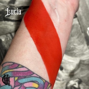 Lucia - Rich Blood Red Eyeshadow - Amore E Morte Collection - Vegan Makeup Goth Gothic Lolita Country Goth Witch Wiccan