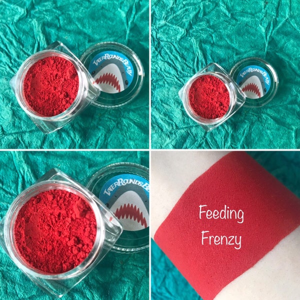 Feeding Frenzy  - Bold Blood Red Matte Eyeshadow - Eyes Bold Looks Gothic Horror