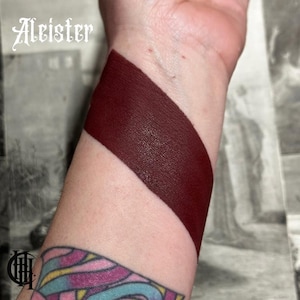 Aleister - Cream Liquid Matte Ox Blood Lipstick - Salem Inspired Lipstick Gothic Lips Goth