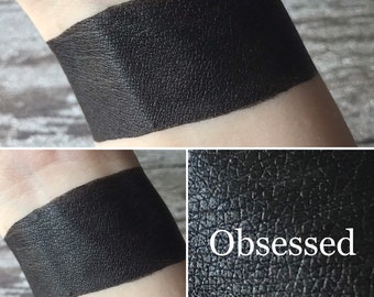 Obsessed - Satin Matte Black - Gothic Goth Lipstick Opaque Color Lips Bold