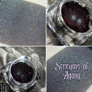Screams of Agony - Muted Plum - Vegan Makeup Goth Gothic Lolita Country Goth Witch Wiccan