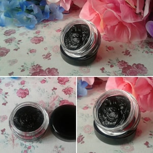 Tater Eyeliner - Cutie Coal - Vegan Eyeliner - Goth Gothic Lolita - Pastel Goth Pitch Black Gel Cream Eyeliner 5 GRAM JAR