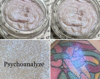 Tater Eyeliner - Psychoanalyze - Vegan Eyeliner - Goth Gothic Lolita - Pastel Goth Bold Pop Red Gel Cream Eyeliner 5 GRAM JAR