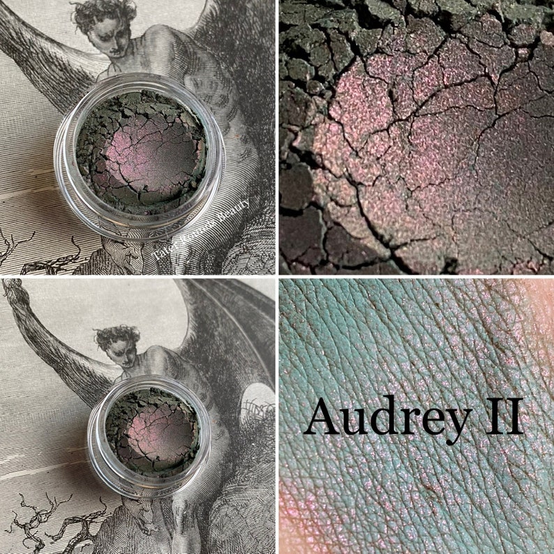 Audrey II Shimmer Chrome Eyeshadow Eyes Bold Looks Gothic Horror image 1