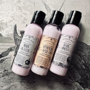 Lotion Potions -  Travel Size Vegan Body Lotion - Handmade Vegan Rich Scent Smooth Skin - Goth Gothic - Witchy - Wiccan