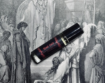 Blood Oath - 12ml Rollerball - High Quality Perfume Oil - Vegan - Gothic Goth Floral Scent - Grapeseed Oil - Organic Oils