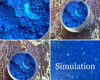 Simulation - Deep Sea Blue Eyeshadow Goth Gothic Lolita Witch Wiccan