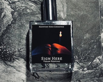 Sign Here - Men's Cologne Vegan Perfume Collection - Witch Gothic Goth - All Natural Handmade