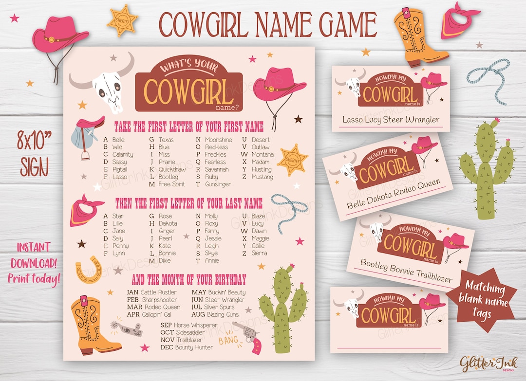 what-s-your-cowgirl-name-printable-party-game-pink-wild-west-rodeo