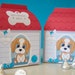 Puppy Dog Birthday Party Printable Dog House Favor Box TWO Designs ...