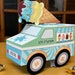 Ice Cream Truck Printable Favor Box / DIY Ice Cream Party Favors ...