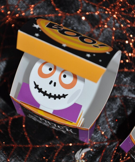 Halloween Treat Box / Halloween Decorations / Jack Skellington
