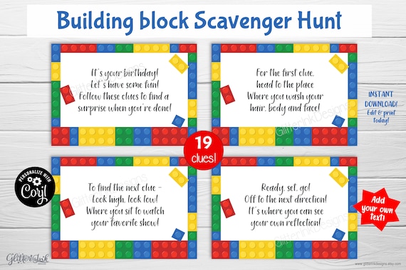 Printable Treasure Hunt Clues For Kids