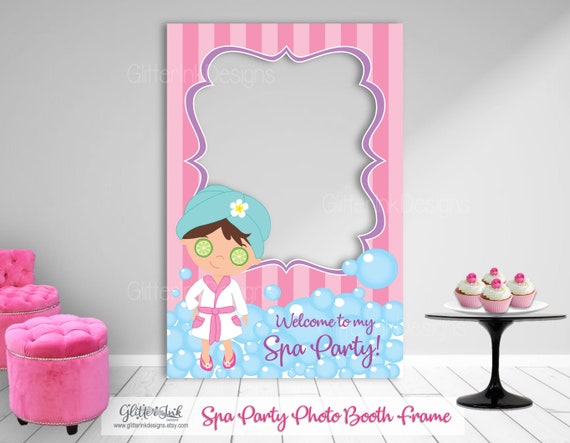 Spa Party Glam Diva Makeover Pink Green Purple Photo Booth Etsy Nederland Spa Party Glam Diva Makeover Pink Green Purple Photo Booth Etsy Nederland