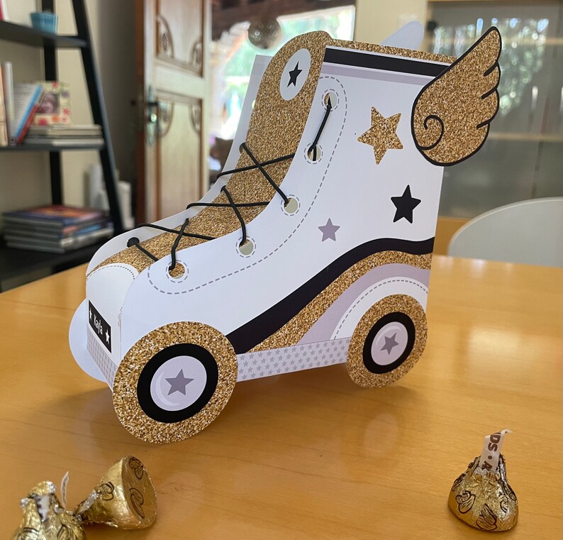 Roller Skate Party Favor Boxes / Printable Roller Skate Party Etsy