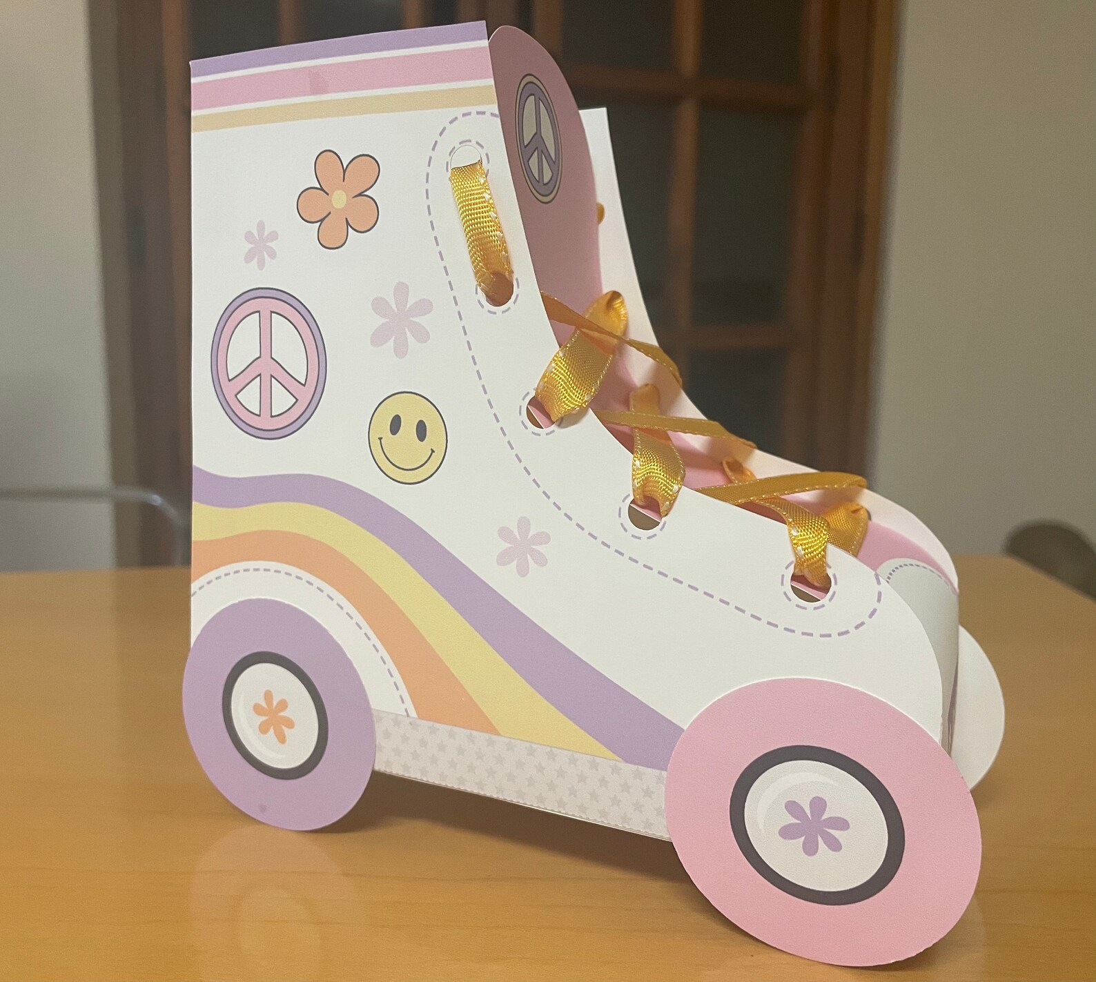 Roller Skate Party Favor Boxes / Two Groovy Party Favors Treat Etsy UK