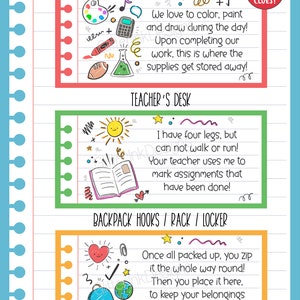 Classroom Scavenger Hunt Rhyming Riddle Clue Cards, Back to School ...