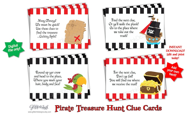 Pirate Treasure Scavenger Hunt Clue Cards With Rhyming Riddles Etsy pirate-treasure-scavenger-hunt-clue-cards-with-rhyming-riddles-etsy