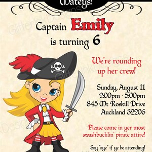 K&ouml;nnte beinhalten: Ahoy Mateys!  Kapit&auml;nin Emily wird 6 Jahre alt. Wir runden ihre Crew auf! Sonntag, 11. August, 14:00 - 17:00 Uhr, 845 Mt Roskill Drive, Auckland 32206. Bitte kommt in eurer tollsten Piraten-Montur!  Sagt "ja", wenn ihr dabei seid! RSVP Rebecca 721 334-6789.