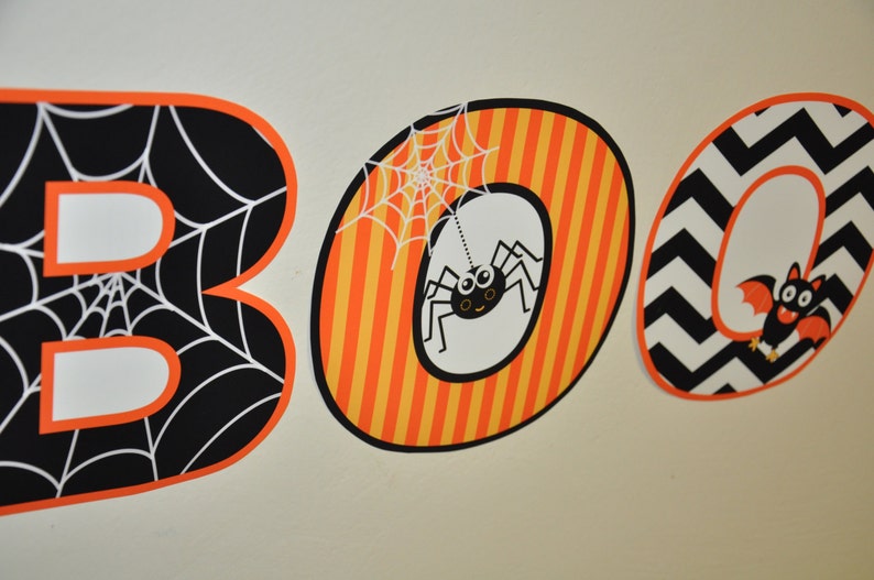 Halloween party Boo banner / Halloween printable party decorations / printable Halloween banner / Halloween decorations / Halloween decor image 4