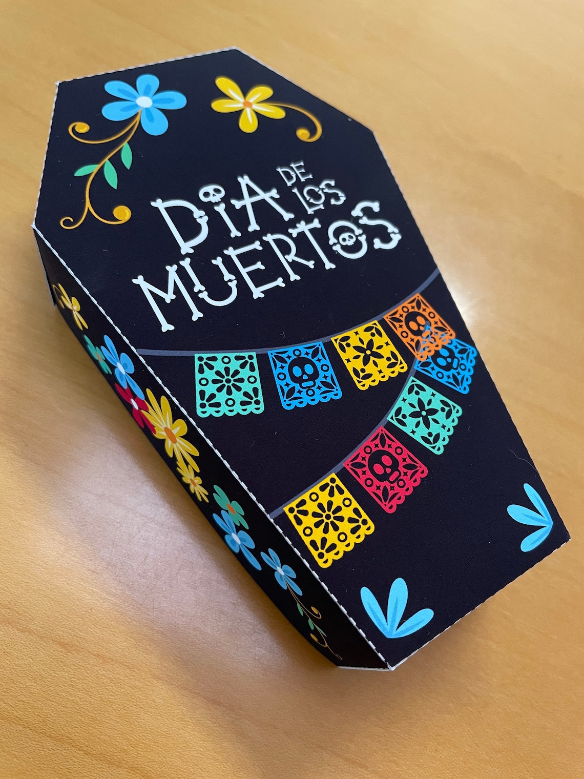 Day of the Dead Coffin Treat Box / Dia De Los Muertos Sugar - Etsy