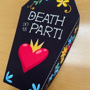 Day of the Dead Coffin Treat Box / Dia De Los Muertos Sugar Skull Party ...