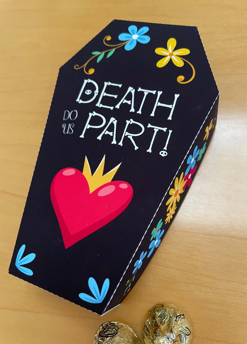 Day of the Dead Coffin Treat Box / Dia De Los Muertos Sugar Skull Party ...
