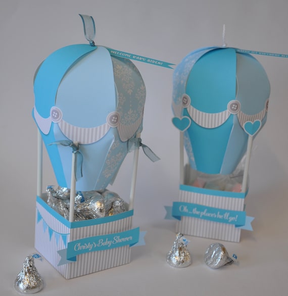 Centrotavola A Mongolfiera – Set Di 4 Decorazioni Per Baby Shower, Compleanni E Feste Di Natale