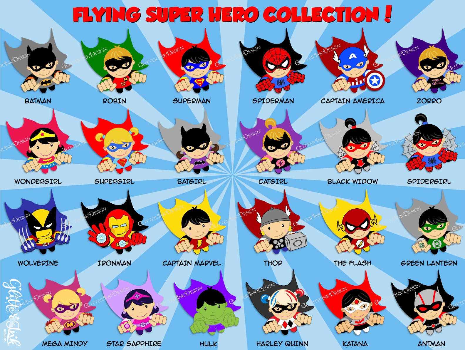 Superhero Backdrop / Superhero Wall Art / Super Girl Party Etsy