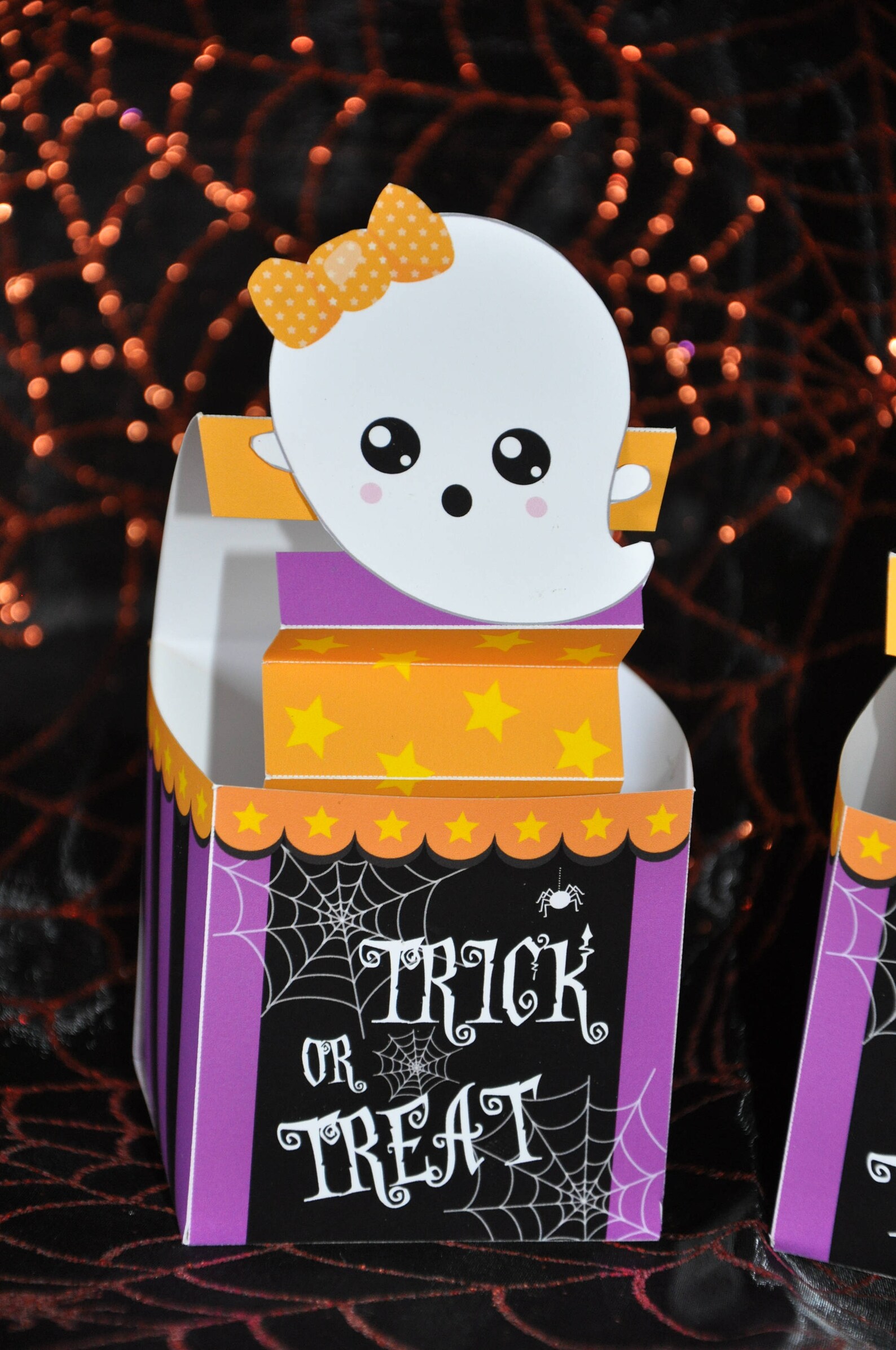 Halloween Treat Box / Printable Halloween Decorations Cute - Etsy